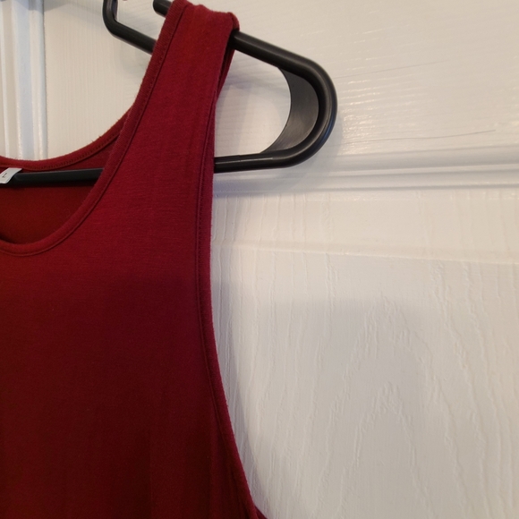 Unbranded Women's Large Burgundy Dress Casual - Picture 5 of 16